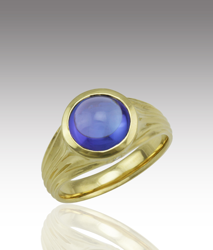 Tanzanite Cabochon Ring Dbs Fine Jewelers